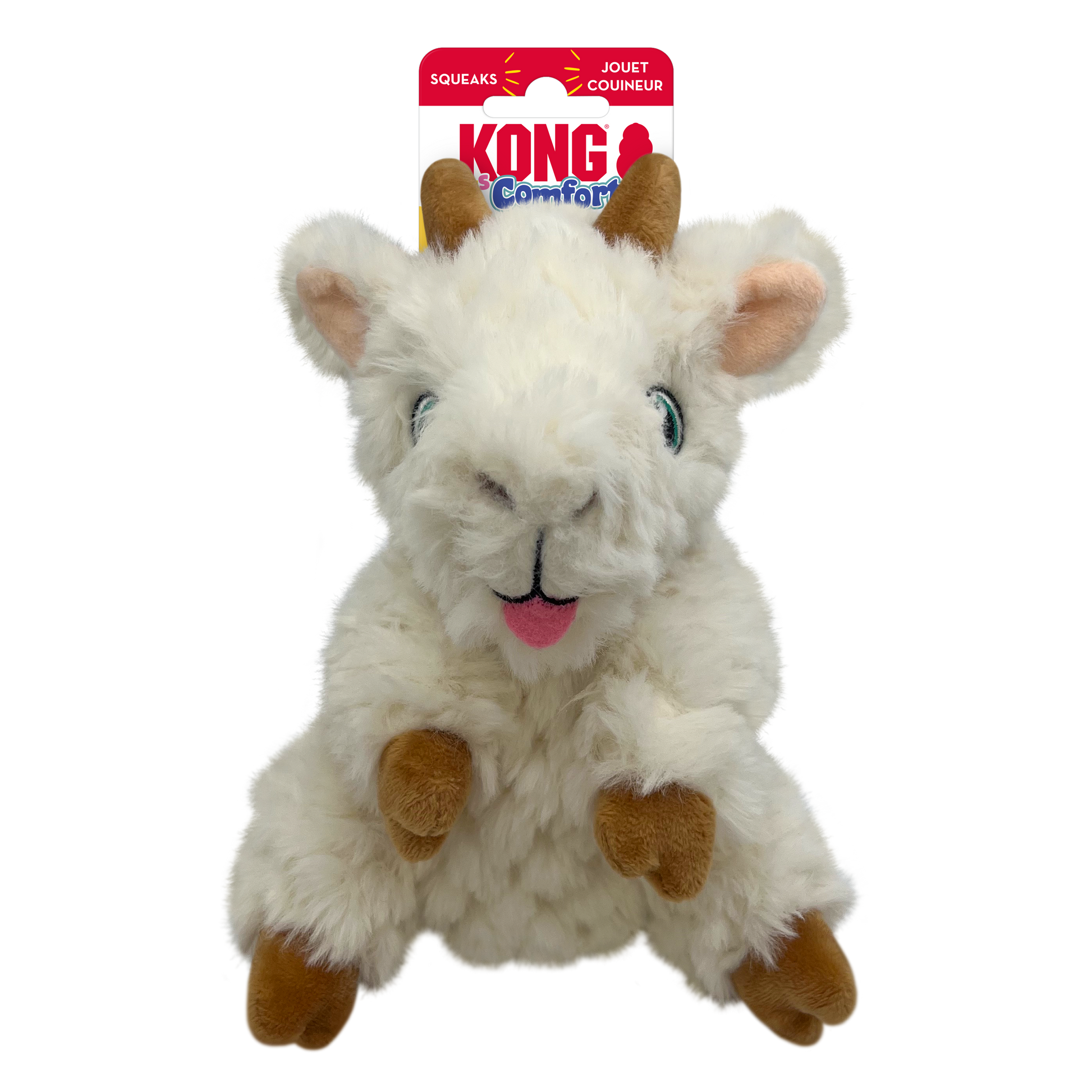 KONG Comfort Tykes Dog Toy Goat Small 035585499819