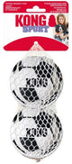 KONG Sport Soccer Balls Dog Toy Soccer Ball Large, 2 pk 035585539201