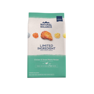 Natural Balance Pet Foods L.I.D. Adult Dry Dog Food Chicken & Sweet Potato 4lb