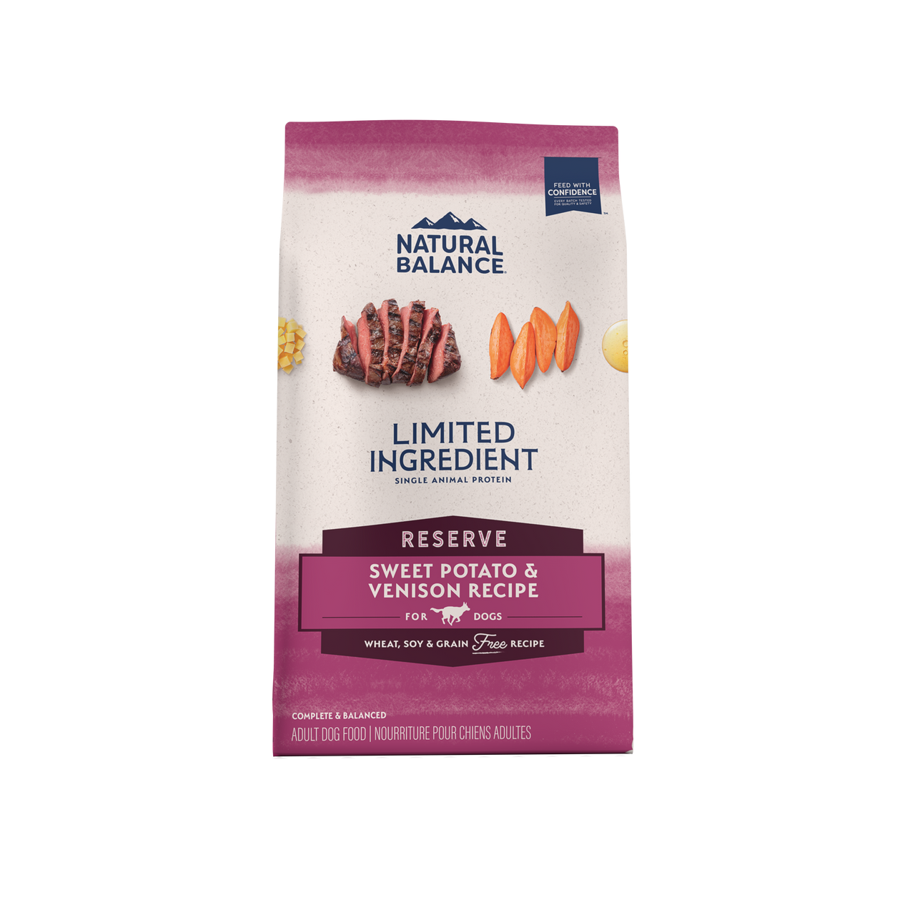 Natural Balance Pet Foods L.I.D. Adult Dry Dog Food Sweet Potato & Venison 12lb