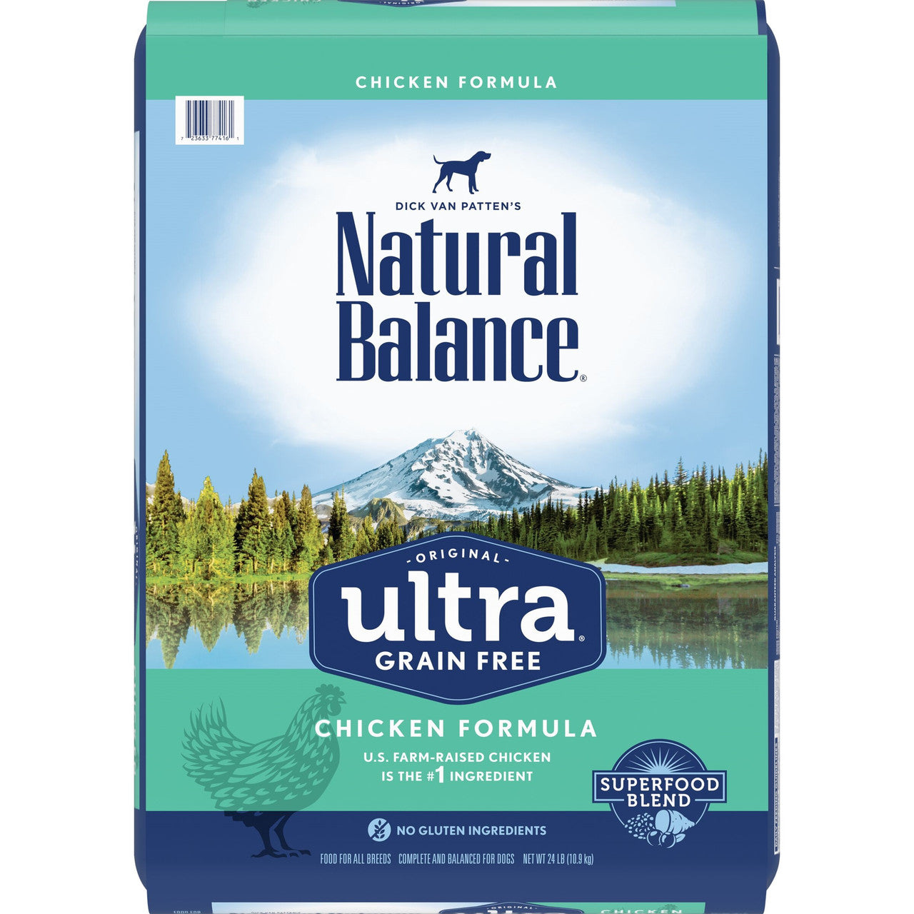 Natural Balance Pet Foods Ultra Grain Free Dry Dog Food Chicken 24lb
