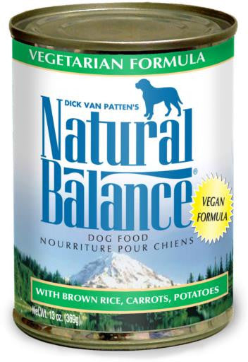 Natural Balance Vegetarian Can Dog 12/13 oz. {L-1} 236453 723633065559