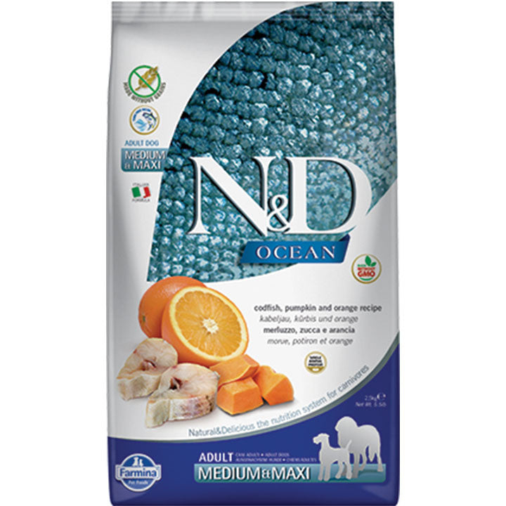Natural & Delicious N&d Cod Pumpkin Med 5.5 Lb {l-x} 8010276036551