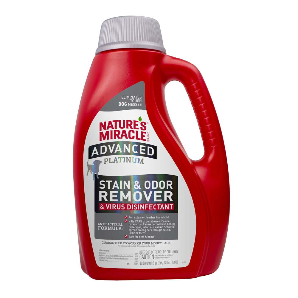 Nature's Miracle Advanced Platinum Disinfectant Stain & Odor Remover 64 fl. oz