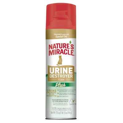 Nature's Miracle Cat Urine Destroyer Plus Foam Aerosol 17.5 oz