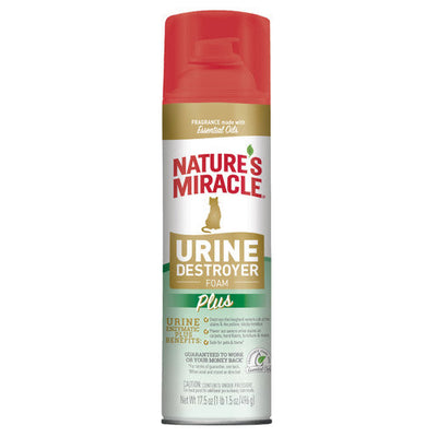 Nature’s Miracle Cat Urine Destroyer Plus Foam Aerosol 17.5 oz