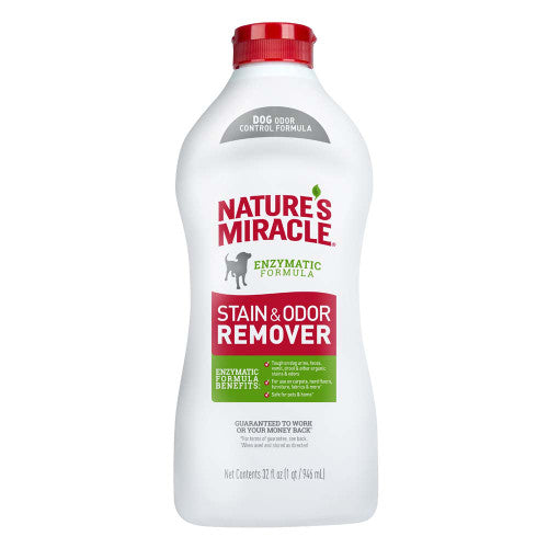 Nature’s Miracle Dog Stain & Odor Remover Pour 32 oz