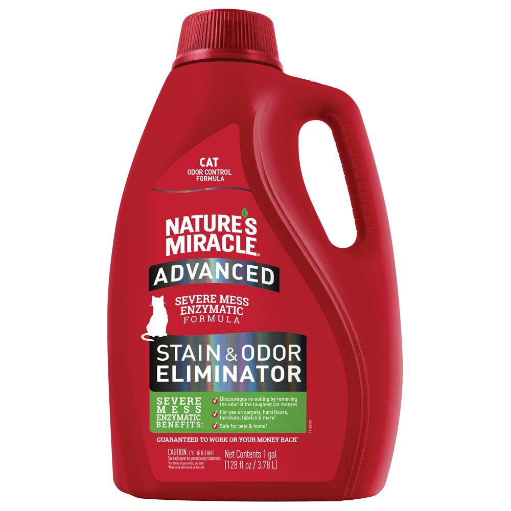 Nature's Miracle Just for Cats Advanced Stain & Odor Remover 128 fl. oz