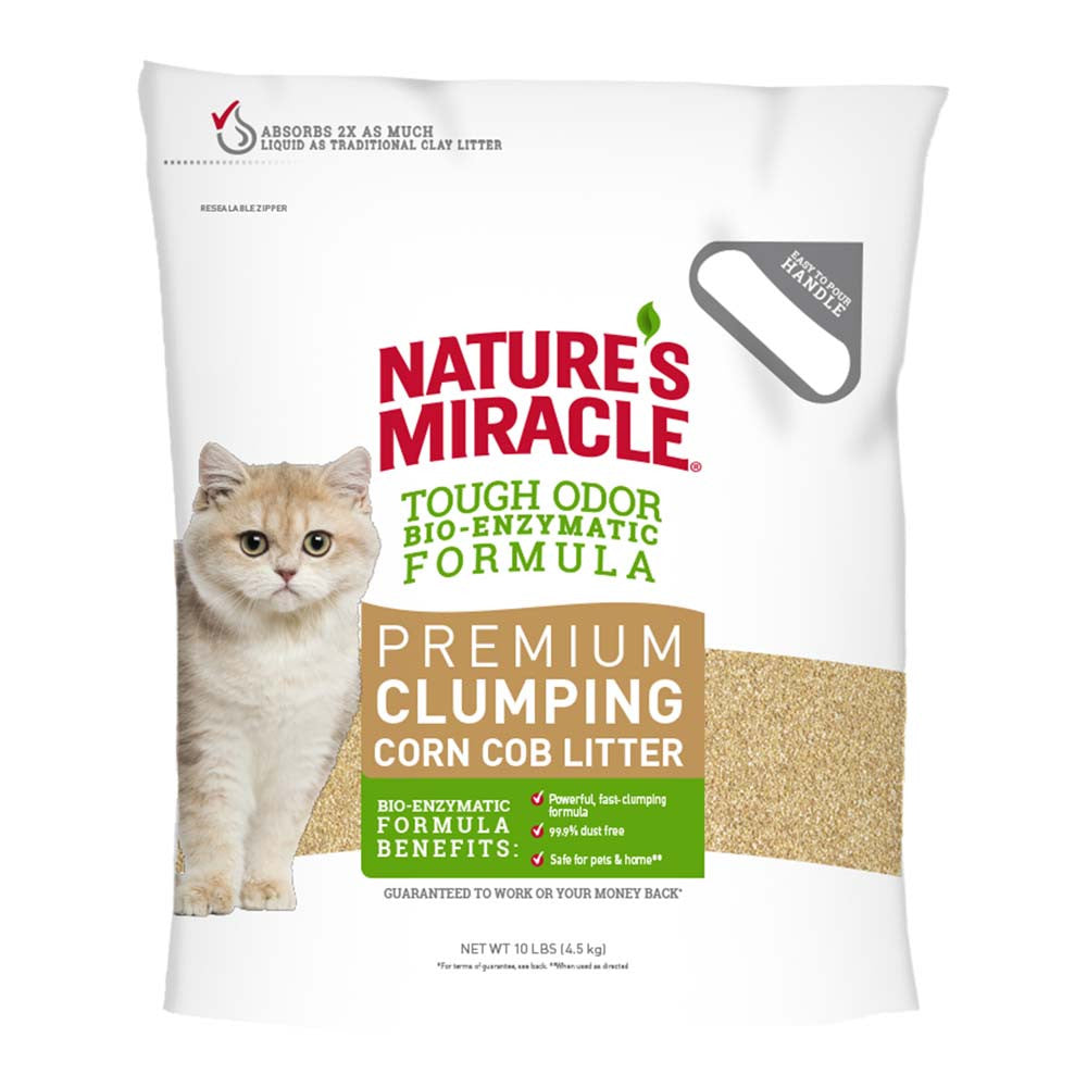 Nature's Miracle Premium Corn Cob Cat Litter 10 lb
