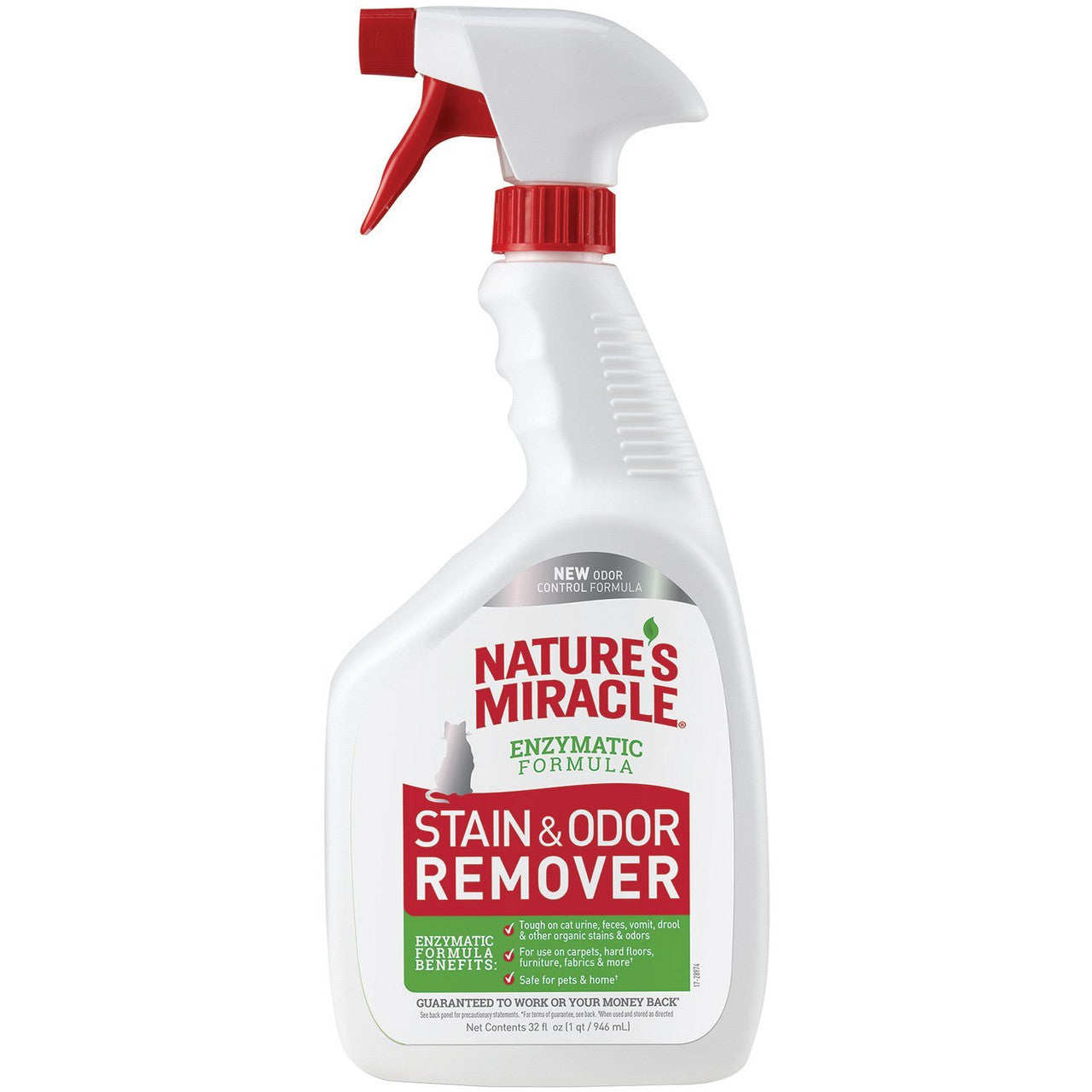 Nature's Miracle Stain and Odor Remover Cat 32oz {L+b} 018065981233