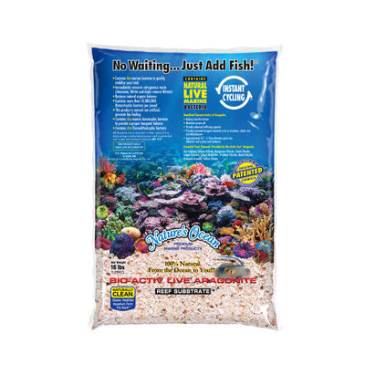 Nature’s Ocean Bio - Activ Live Aragonite Reef Substrate 2/16 lb - Aquarium