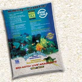 Nature's Ocean Bio-Activ Live Sand Nature's White lb1 10lb 4p {L-1}029623 029904207018