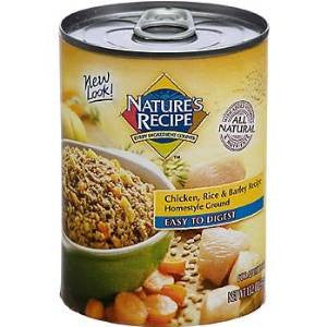 Nature’s Recipe Easy To Digest Chicken/Brown Rice/Barley Dog 12/13.2 {L - 1}799648