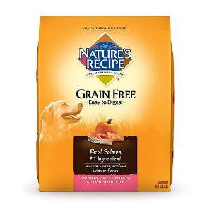 Nature's Recipe Grain Free Salmon Dog 12 lb. {L-1}799054 730521521035