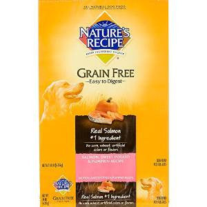 Nature's Recipe Grain-free Salmon, Sweet Potato And Pumpkin Recipe Dry Dog Food-24-lb-{L-1} 730521506148