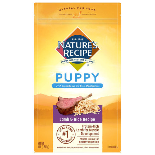 Nature’s Recipe Lamb & Rice Puppy Food 4 / lb - Dog
