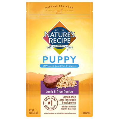 Nature's Recipe Lamb & Rice Puppy Food 4 / 4 lb 730521778392