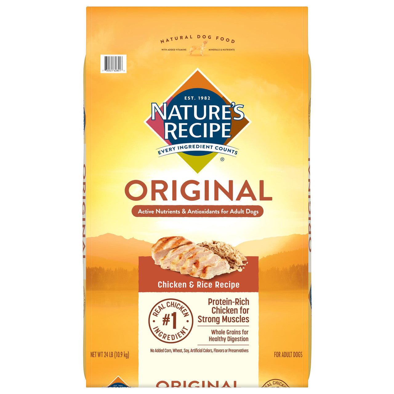Nature's Recipe Original Chicken & Rice Dog Food 24 lb 730521628413