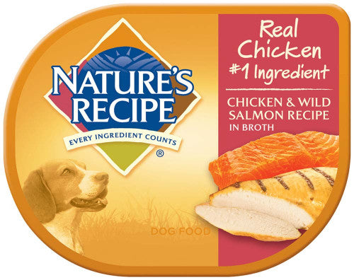 Nature’s Recipe Wet Chicken & Salmon Canned 12ea/2.75oz - Dog