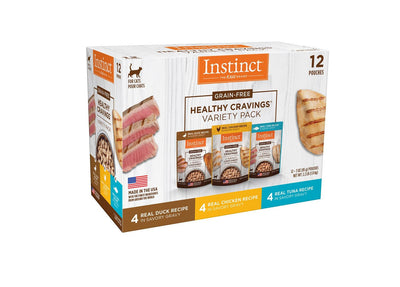 Nature's Variety Healthy Cravings Grain Free Variety Pack Cat recipe 2-12/3oz {L-1}699986 769949617051