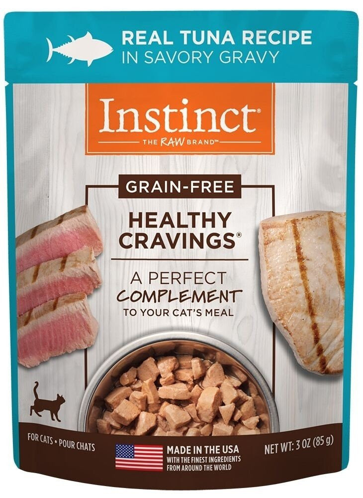 Nature's Variety Instinct Healthy Cravings Pouches Cat Tuna 24/3 Oz {L+1} 699832 769949610038