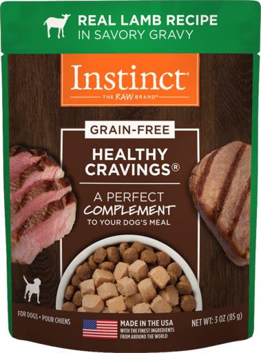 Nature’s Variety Instinct Healthy Cravings Pouches Dog - Lamb 24/3 Oz {L - 1} 699788