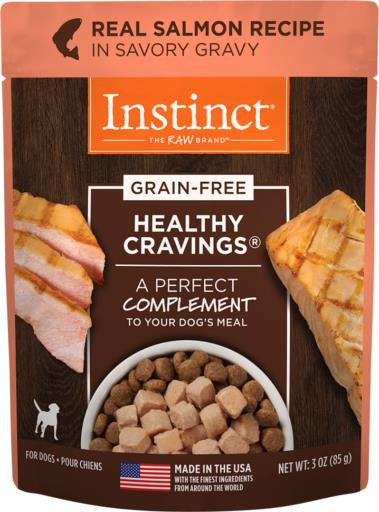 Nature's Variety Instinct Healthy Cravings Pouches Dog - Salmon 24/3 Oz {L+1} 699789 769949610205