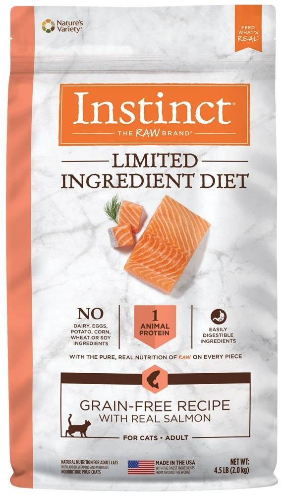Nature's Variety Instinct Limited Ingredient Diet Grain-Free Salmon Cat 4.5/ 4 lb C=4 {L-1}699971 769949655091