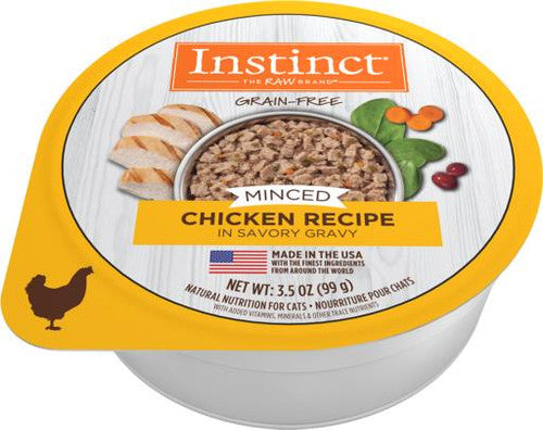 Nature’s Variety Instinct Minced Cups Cat Chicken 12/3.5 Oz {L - 1} 699836
