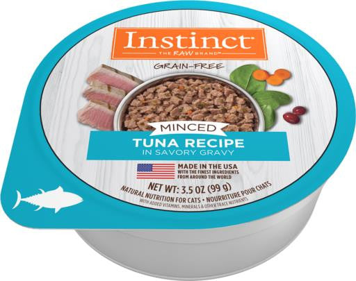 Nature's Variety Instinct Minced Cups Cat Tuna 12/3.5 Oz {L-1} 699839 769949610298