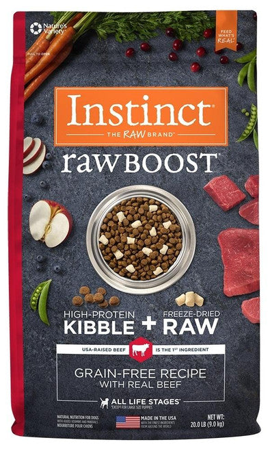 Nature’s Variety Instinct Raw Boost - Beef 4/ 4 Lb {L + 1} 699682 Dog