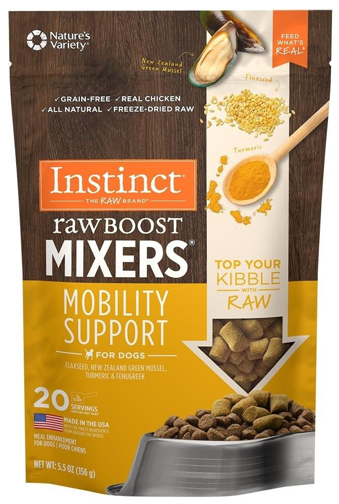 Nature's Variety Instinct Raw Boost Mixers for Dogs Mobility Support 5.5oz {L+1}699944 769949601326