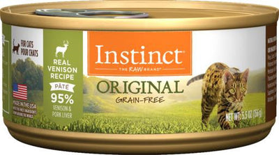 Nature's Variety Instinct Venison Formula Feline 12/5.5 Oz {L-1} 699507 769949607564