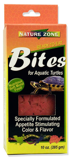 Nature Zone Aquatic Turtle Bites Gel Food 9 oz - Reptile