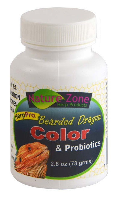 Nature Zone Bearded Dragon Color & Carotenoids Supplement 2.8 oz - Reptile