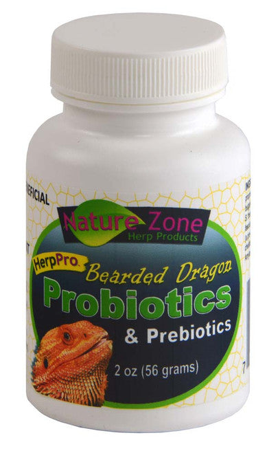 Nature Zone Bearded Dragon Probiotics & Prebiotics Supplement 2 oz - Reptile