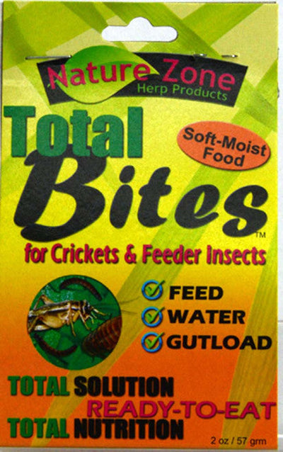 Nature Zone Cricket Total Bites with Spirulina 2 oz - Reptile