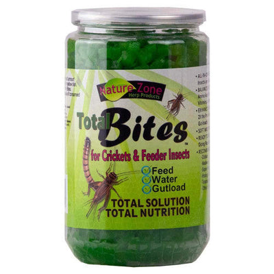 Nature Zone Cricket Total Bites with Spirulina 24 oz - Reptile