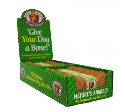 Natures Animals Original Dog Treat Display Lamb & Rice 4 in 24 ct