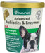 NaturVet Advanced Probiotics & Enzymes Soft Chews 5.9 oz 70 ct - Dog