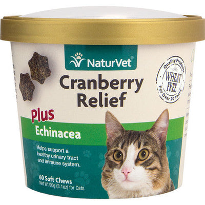 Naturvet Cat Cranberry Relief Chew 60ct