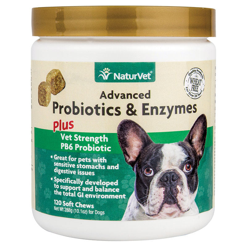 Naturvet Dog Advanced Probiotics Chew 120ct