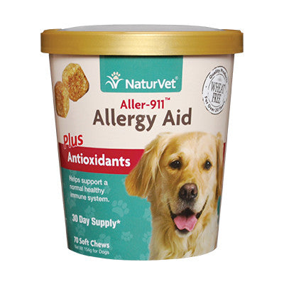 Naturvet Dog Allergy - 911 Antioxidant Chew 70 Count