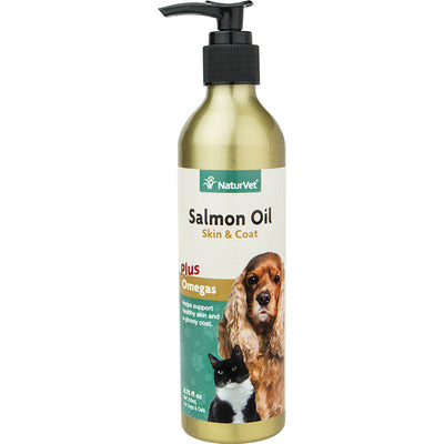 Naturvet Dog Cat Salmon Oil With Pump 8.75oz