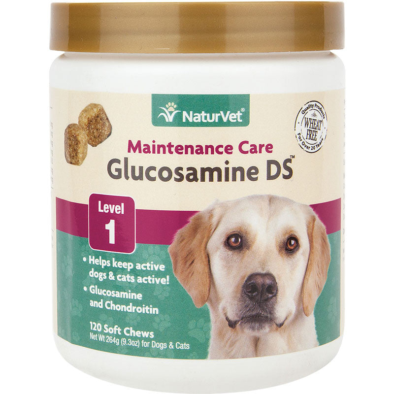 Naturvet Dog Glucosamine Level 1 Chew 120 Count