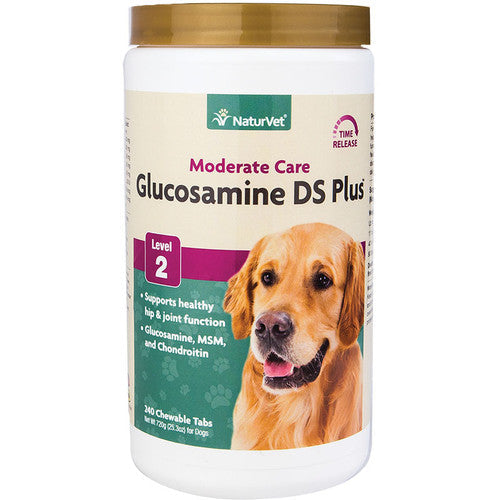 Naturvet Dog Glucosamine Level 2 Time Release Tablet 240 Count