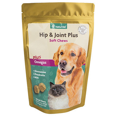 Naturvet Dog Hip & Joint Plus Chew 120 Count