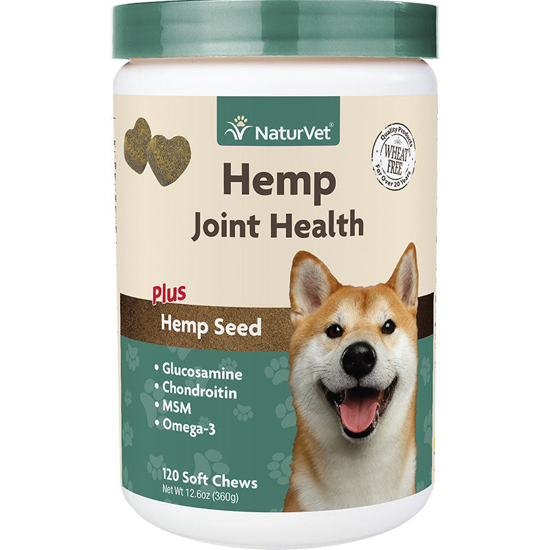 Naturvet Dog Joint Health Hemp Chew 120 Count