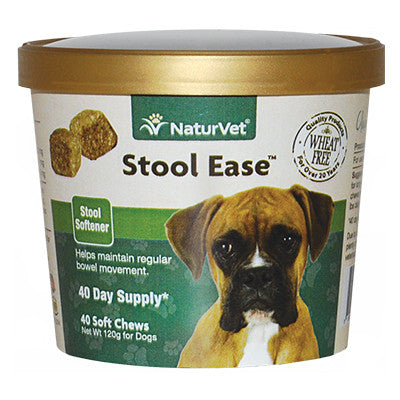 Naturvet Dog Stool Ease Chew 40 Count