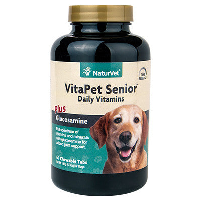 Naturvet Dog Vitamin Senior Time Release Tablet 60 Count